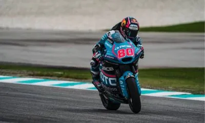 Moto2: David Alonso obtuvo su segundo podio consecutivo en Malasia